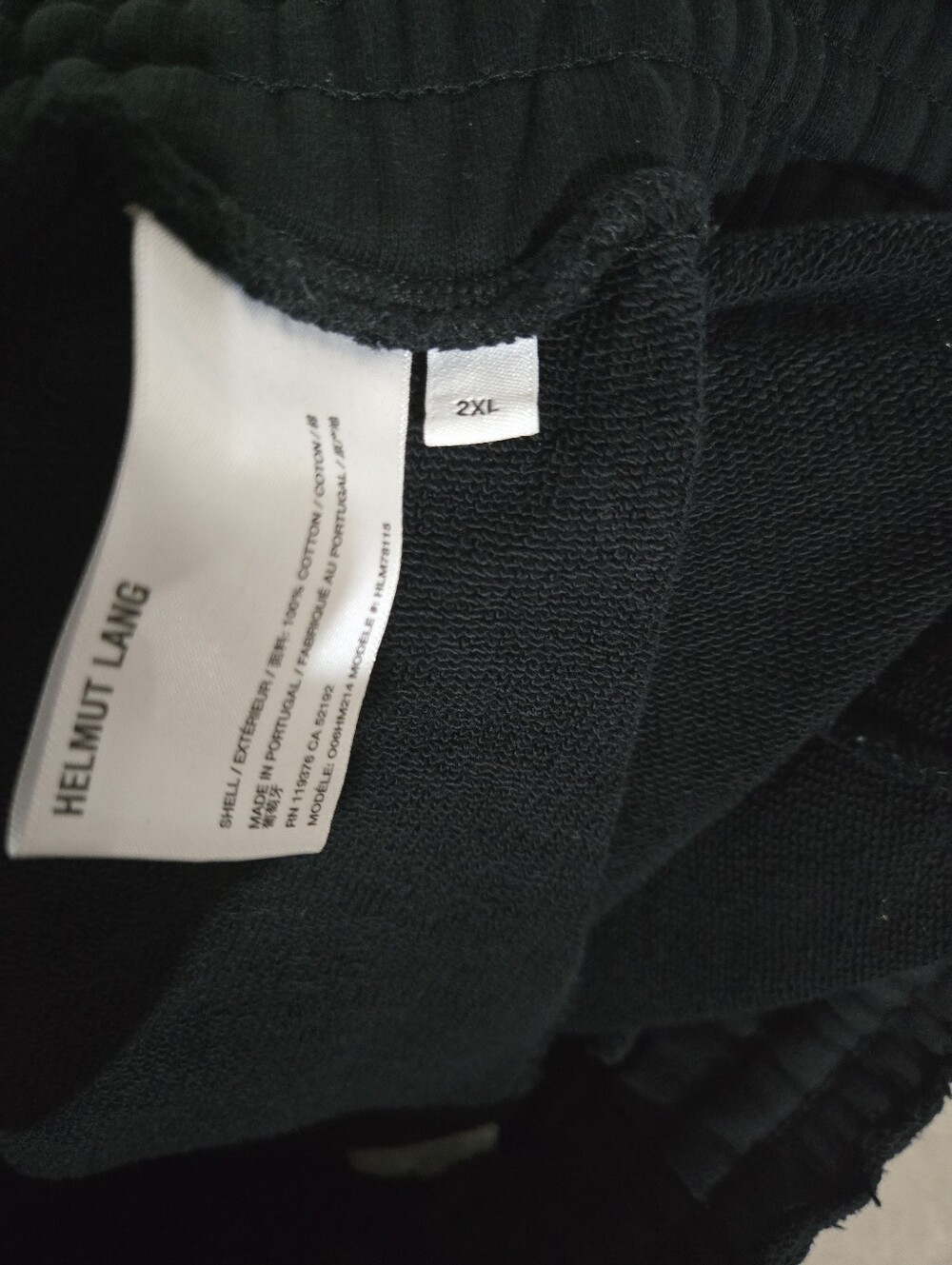 Helmut Lang  Black Trouser - 2XL
